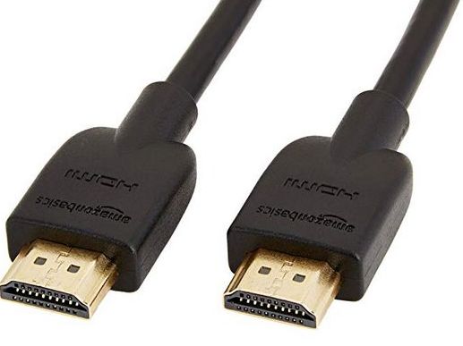 Connectors of an HDMI cable for an HDMI-to-HDMI connection